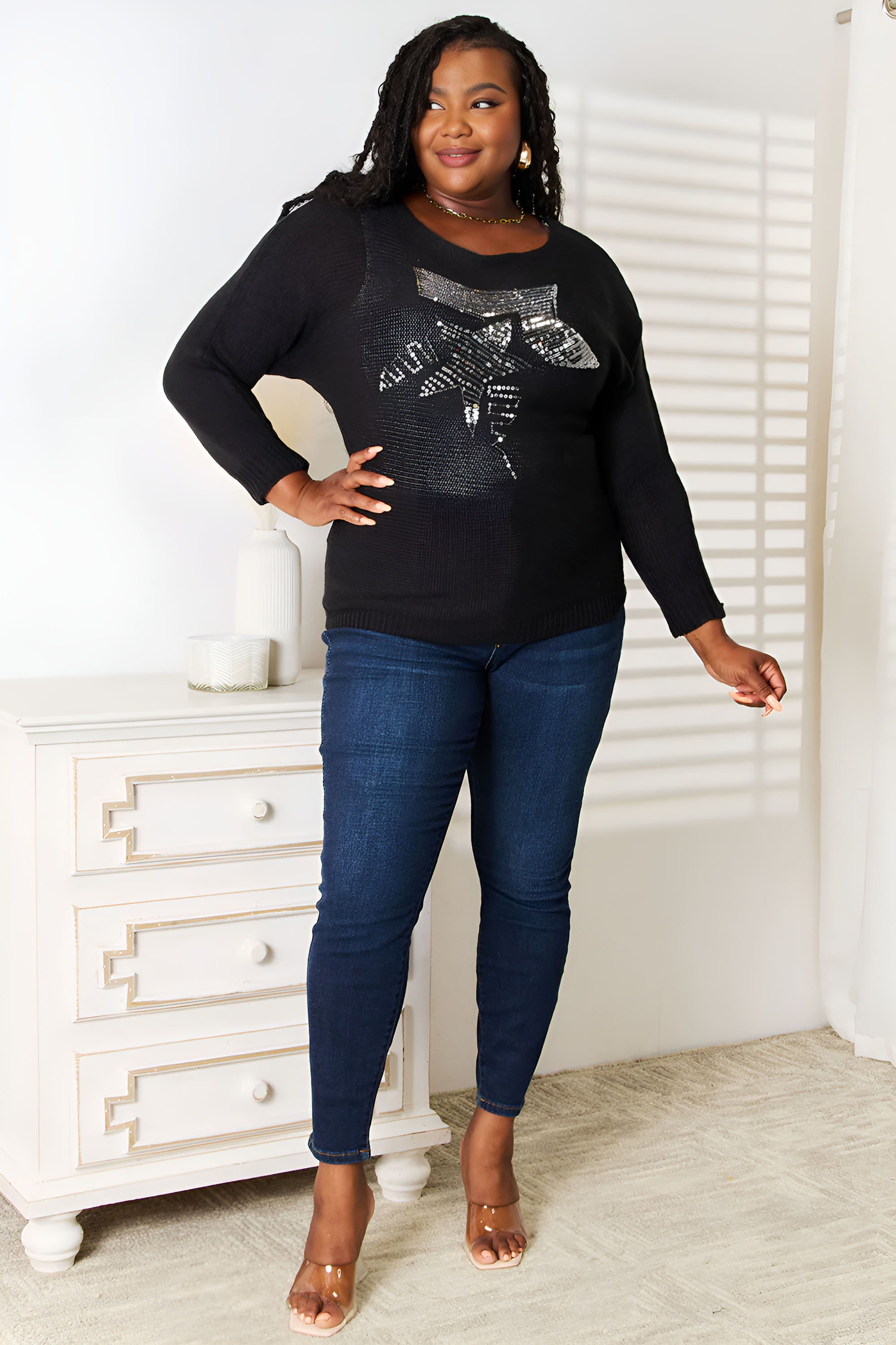 Sequin Sweater