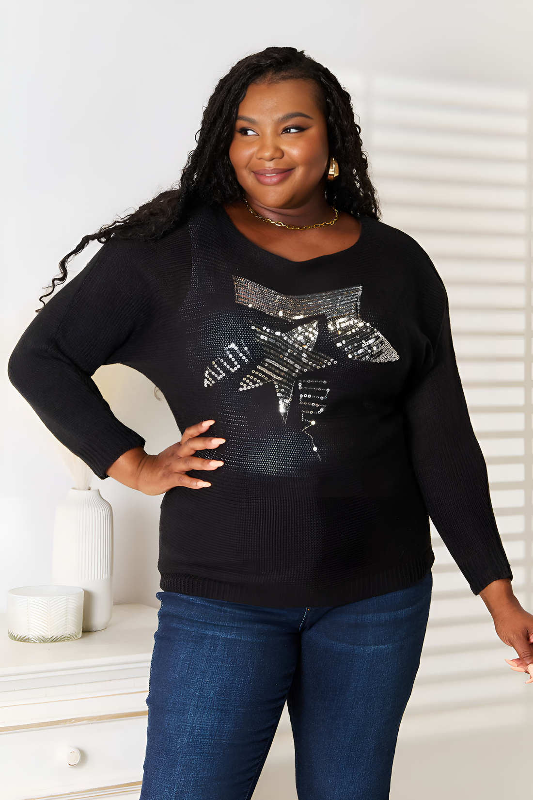 Sequin Sweater