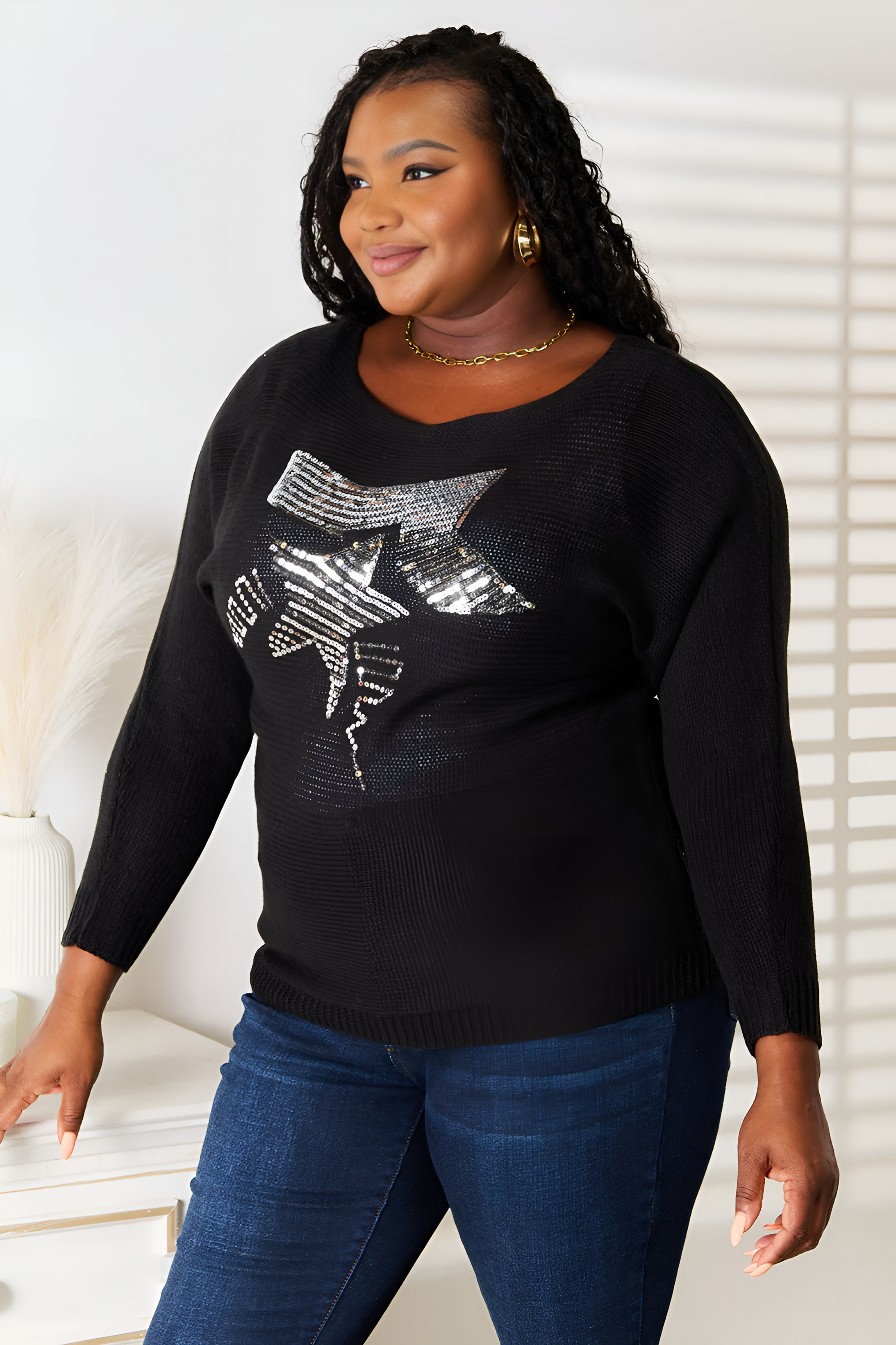 Sequin Sweater