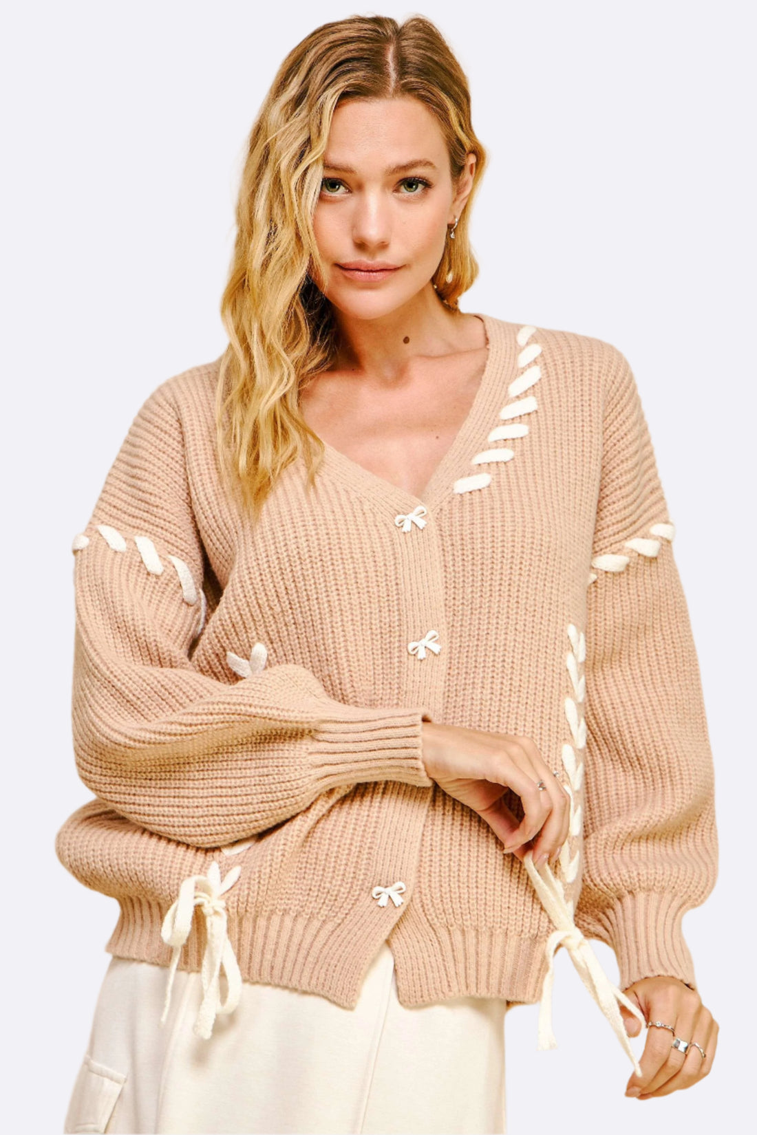 Ribbon Cardigan