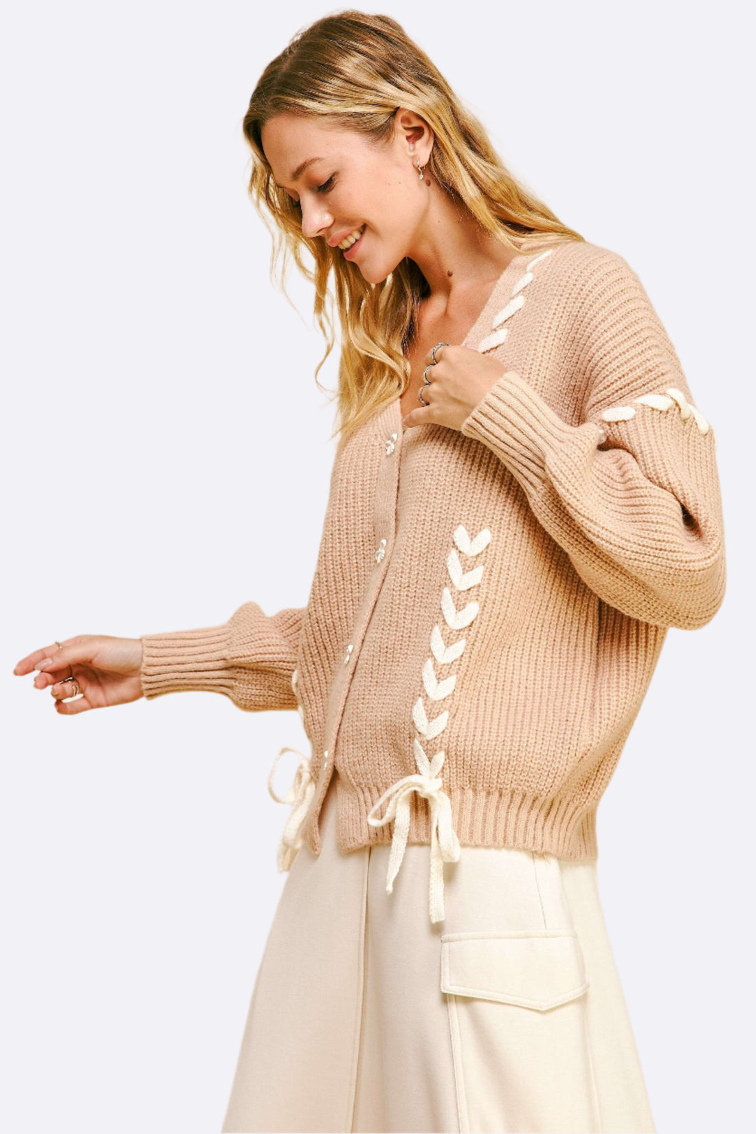Ribbon Cardigan