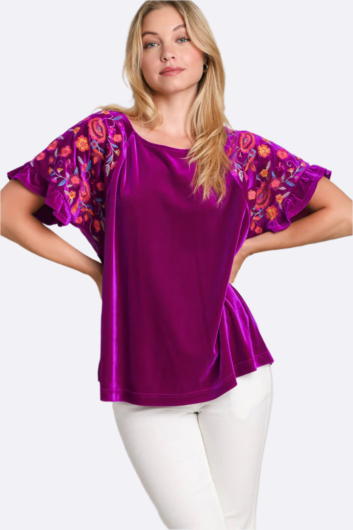 Velvet Blouse