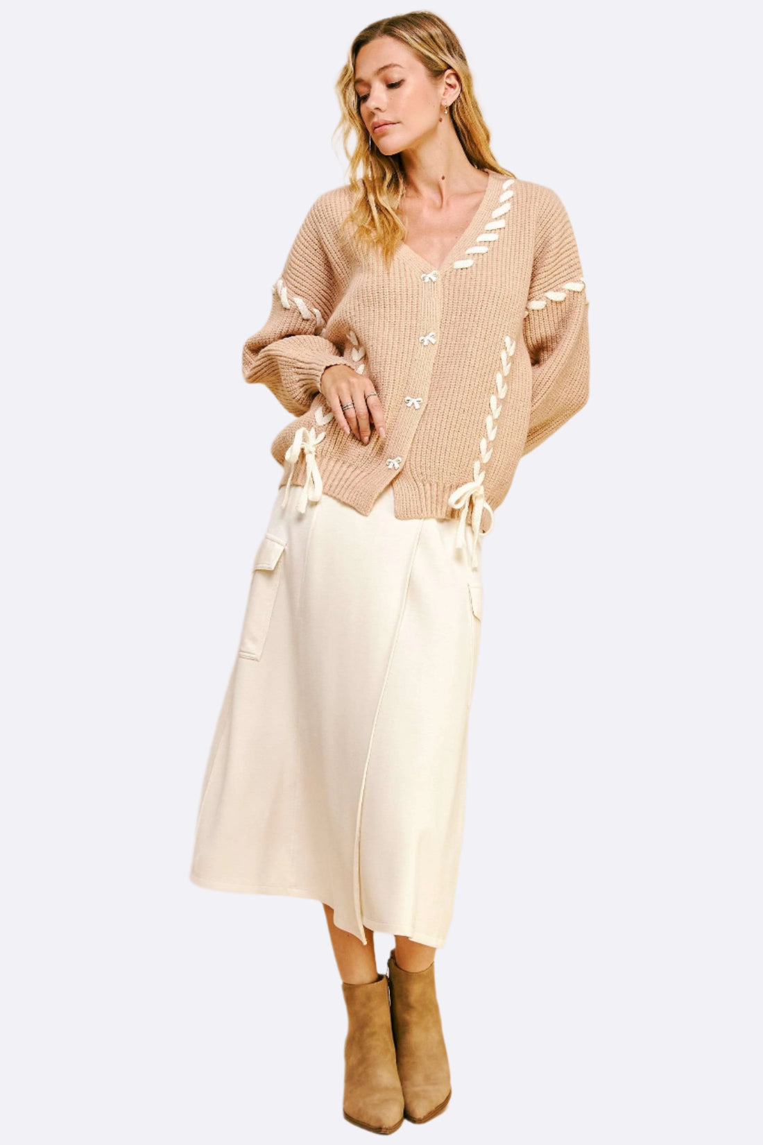 Ribbon Cardigan