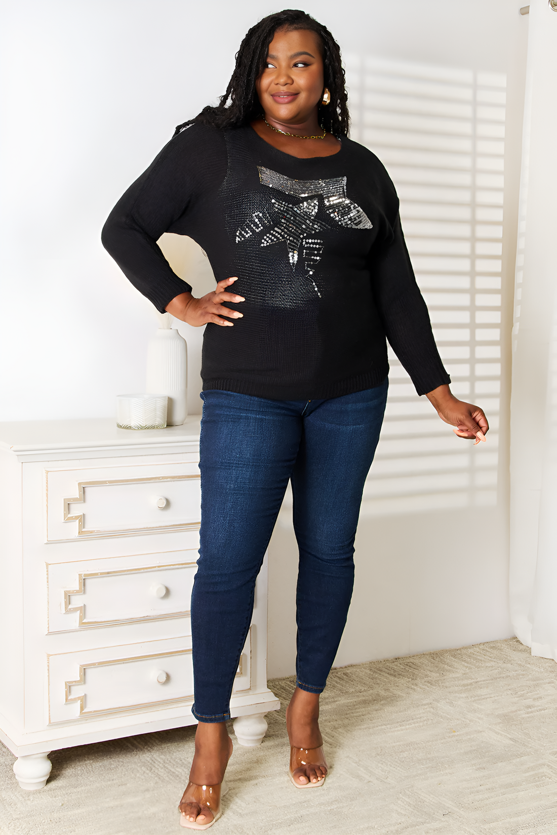 Sequin Sweater