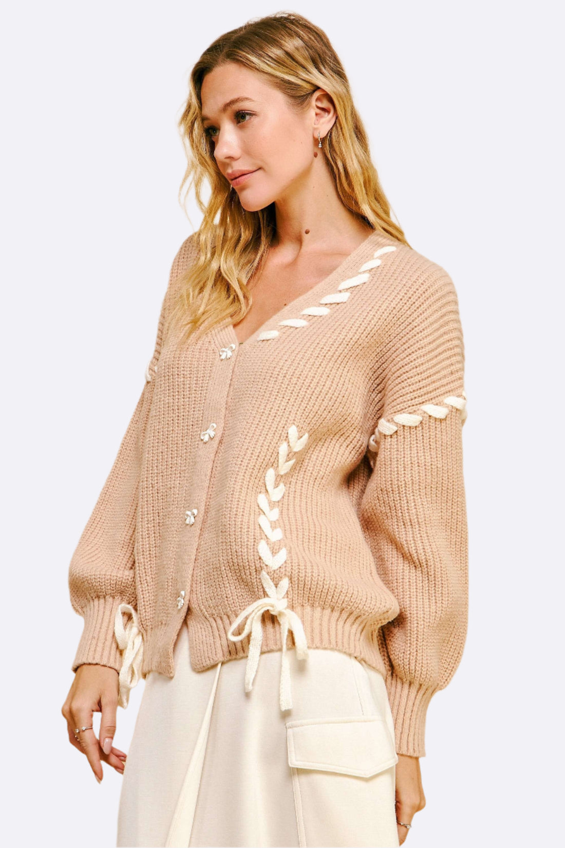 Ribbon Cardigan